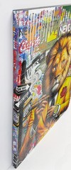 Jozza „Yellow Rolex!“ | Huge Original Painting with Diamond Dust | 60×48″ | Lion
