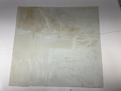 Broderson, “Figure Floats,” Original Painting on Paper, c 1970. 16 1/2 x 17 1/2”