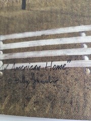 My American Home Colonial by Billy Jacobs Canvas Primitive Wall Art 12″x20″