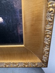 19×24 Mona Lisa by Leonardo Da Vinci with A Cat Canvas With Certificates New