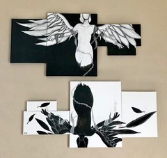 Fate’s Design: Handmade Canvas Painting 42in by 46in