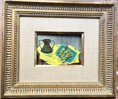Oil Painting Felice Forgione (JC 1112 Rome) 5×7″ Gilt Framed 14×16″ Linen Matte
