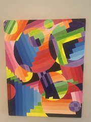 Abstract Canvas Acrylic Painting