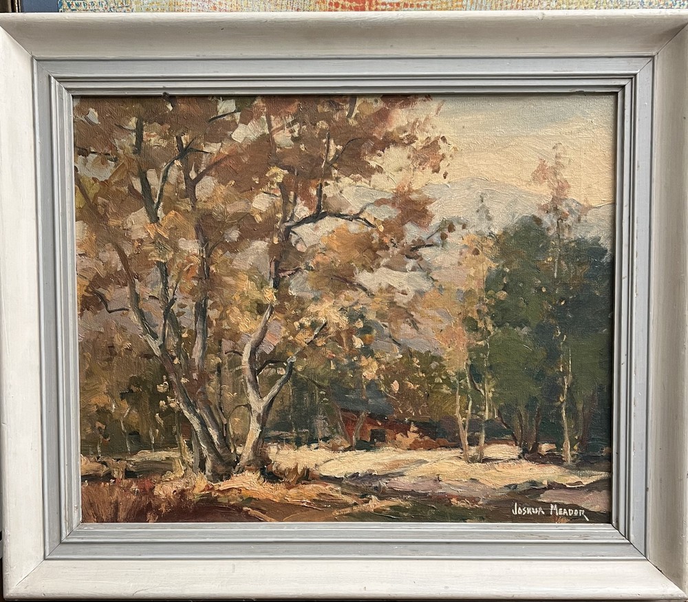 Joshua Meador (1911–1965) Original Mid-Century California Landscape Oil Painting