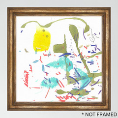 „Stain 11“ Teagan Reasor Original Abstract Painting Acrylic 6×6 SHLERM ARTS