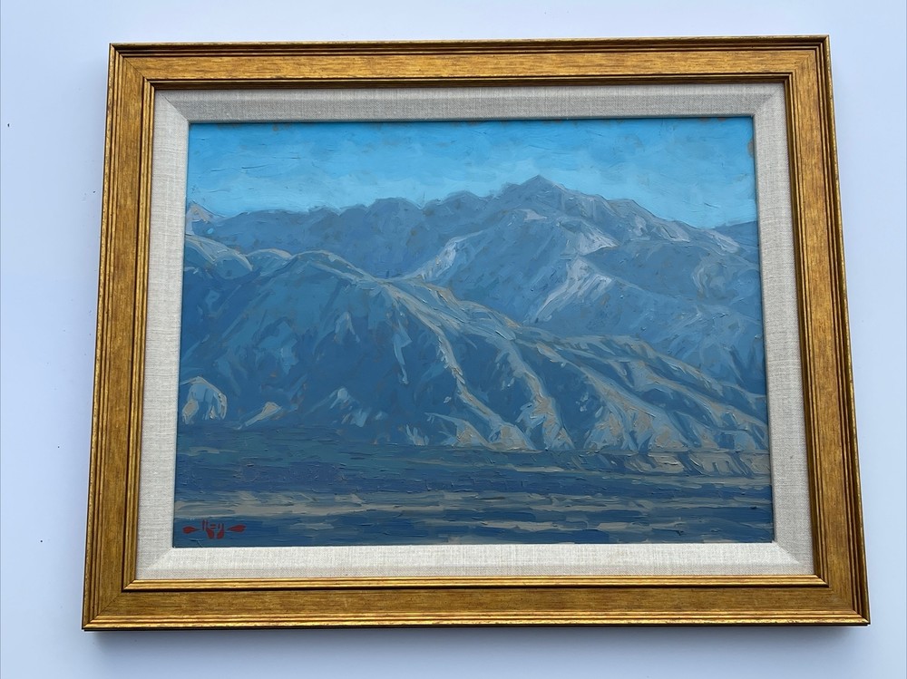 CALIFORNIA REY MATTHEW REYNOLDS PLEIN AIR FAMOUS PAINTING LISTED OIL LANDSCAPE