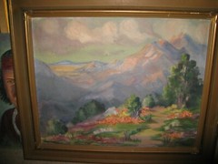 Signed Original Hershey Mountain Landscape Oil 15 1/2″ x 19 1/2″