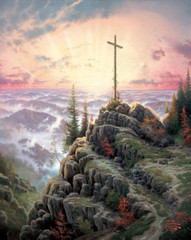 Thomas Kinkade ~ Sunrise – 24X30 S/N Oil on Canvas Limited Edition