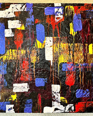 Juan Cervantes Artist like Jackson Pollock Abstract Expressionism Painting