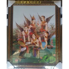 Thai traditional painting 18x23in“