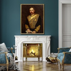 Large 19th Century Portrait of Captain Charles St.John Mildmay (1861-1923)
