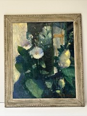 Antique Impressionist Painting Floral 1920’s Armenian Rare Missak Palanchian