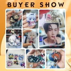 Trendy Cool Anime Figure Itadori Yuji Personality Acrylic Keyring Eye Catching