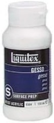 4oz Gesso Surface Prep Medium for Oil & Acrylic Paint – White Finish