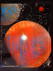 Paintings of Planets In Space