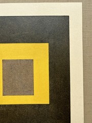 Original Vintage Abstract Minimalist Geometric Painting Oil On Paper Minimalist