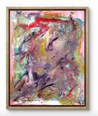 **Starlight Original Oil Painting – 100% Handmade Abstract Art Signed by