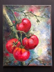 Original Oil Painting Still Life Vegetables Painting Food
