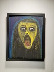 Oil pastels on heavy paper ( 11×14) by artist