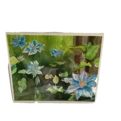 Vintage Marlene Book Canvas Art Paint 11”x 81/4”