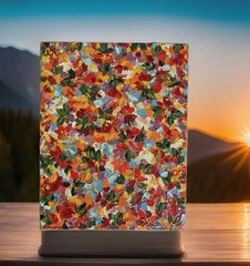 ORIGINAL ABSTRACT OIL PAINTING „Kaleidoscope Of Booms“, Canvas Panel- 11×14 in