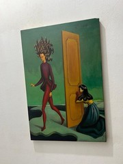 Leonor Fini oil painting on canvas signed