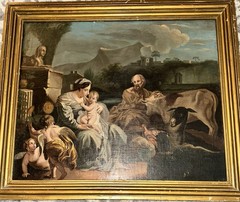 18th Century Old Masters Painting Antique Artwork Italian F. Solimena Large