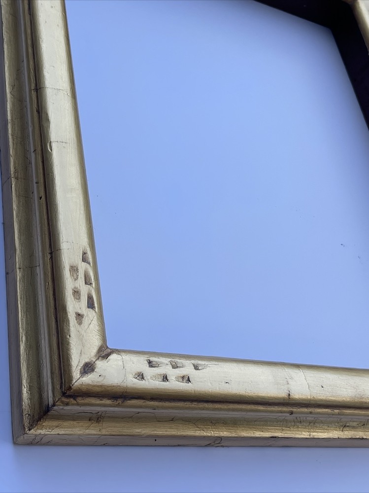 Antique CARVED Wood FRAME 20TH CENTURY FOR A 15 By 19 INCH PAINTING PHOTO PRINT