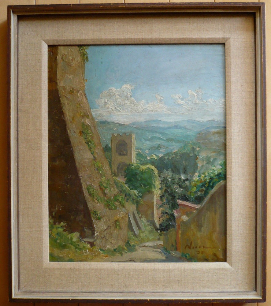RARE, WILLIAM LENNOX NICOL, CALIFORNIA SCOTTISH IMPRESSIONIST SCOTLAND PLEIN AIR