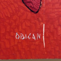 Original Jovan Obican Signed Acrylic Painting on Board 13.5” x 17.5” Wood Frame