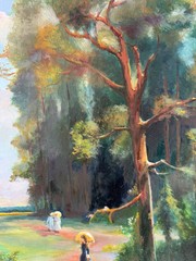 Original Painting oil on Stretch canvas ,16×20 inch, Wall Art Decor, Home Gift