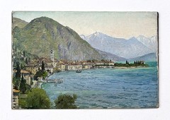 Realist Menaggio, Lake Como by A R Brewster 1870-1952, listed NY