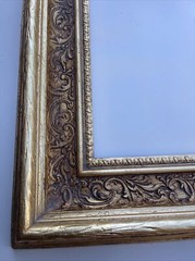 Antique Wood FRAME 20TH CENTURY FOR A 12 BY 16 INCH PAINTING PHOTO PRINT wide