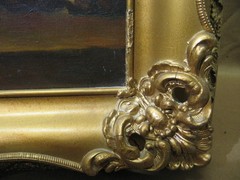 Antique 19th Century Gold French Style Frame 26 1/2″ X 22 1/2″ Excellent