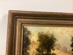 T.C. Duncan Landscape Oil/Canvas Board Nice Frame