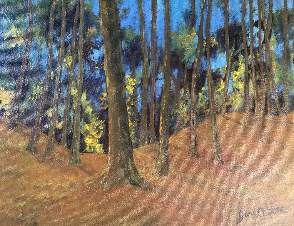 Original Oil Painting 8×10” Mystery Forest
