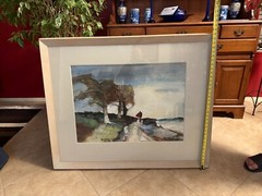 Rare ROYDON “ ROY “ MASON Original Signed Costal Watercolor – Excellent Cond.