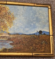 BEAUTIFUL VINTAGE 1986 9.75” X 7.5” SIGNED/DATED OIL PAINTING