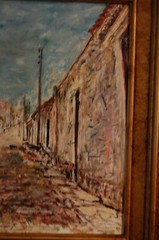 FRAMED SIGNED ORIGINAL OIL COLONIAL STREET OLD HAVANA, CUBA ARTIST: HECTO VIDAL