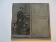 MYSTERY ARTIST VINTAGE IMPRESSIONIST AMERICAN PORTRAIT WPA STYLE FAMOUS PEOPLE