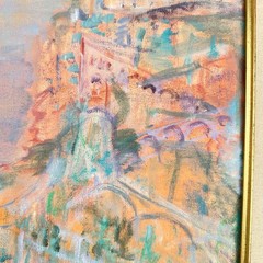 Original Lloyd Lozes Goff Oil Painting On Canvas Rare Find!