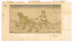Indian Ancient Art – Handmade Composite Of Animal Art Painting 11×6.5 Inches