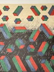 ABSTRACT DRAWING 1970’S PROFESSOR LUBENSKY POP MODERNIST CHICAGO KANSAS LISTED