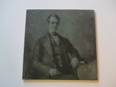 MYSTERY ARTIST VINTAGE IMPRESSIONIST AMERICAN PORTRAIT WPA STYLE FAMOUS PEOPLE