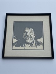 ANTIQUE PAINTING PORTRAIT MEXICAN MAN MEN SIGNED MONTY ORR ILLUSTRATION VINTAGE