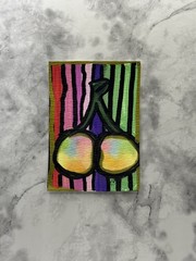 aceo atc original artist trading cards kids kahea gr8w8art acrylic marker