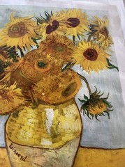 Sunflowers Painting by Vincent van Gogh Art Canvas 21” X 27”