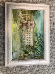 Barbara Nelson Original Oil Painting Framed 27” x 36.5” Signed Dated
