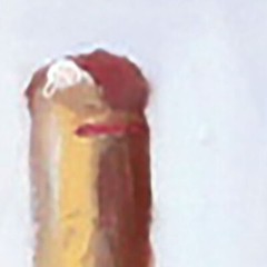 BOTTLE and glass still life Oil painting UKRAINE 8×12