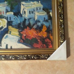 Framed Hand Painted Oil Painting,, 12×16″